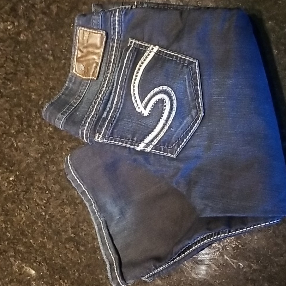 Silver jeans